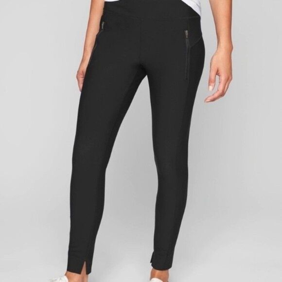 NWOT Athleta | XSP Black Stellar Tight Pant Zipper Pocket 77262 - Picture 3 of 11